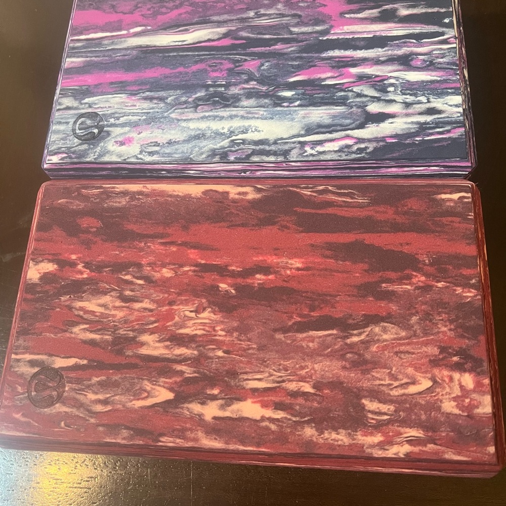 Set of Lululemon Yoga Blocks (not matching)